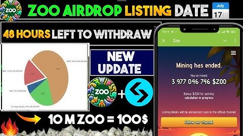 Zoo Airdrop Listing Date | Zoo Airdrop Price Prediction | Zoo Airdrop Tokenomics | Zoo New Update