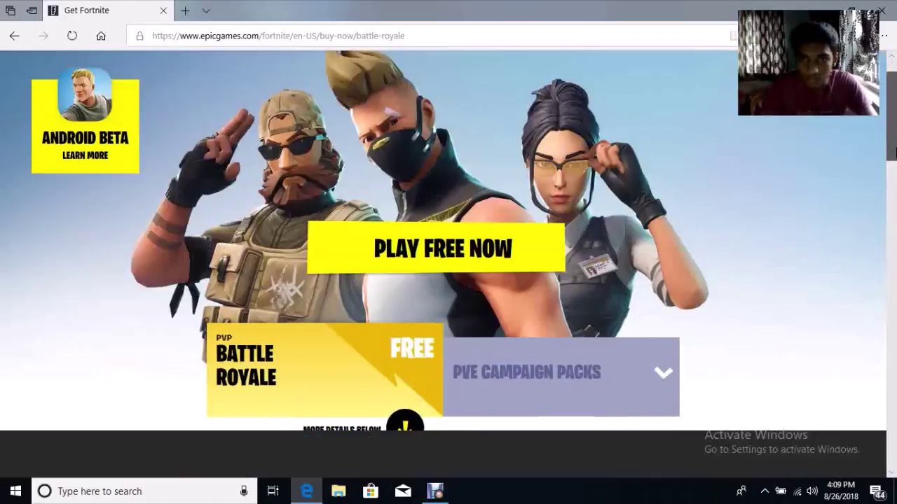 How to download and install fortnite on laptop/pc - YouTube