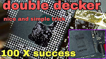 double decker CPU reballing tricks | how to double decker CPU reball | Poco X3 Pro dead solution