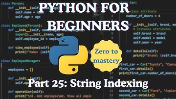 Python for Beginners — Part 25: String Indexing