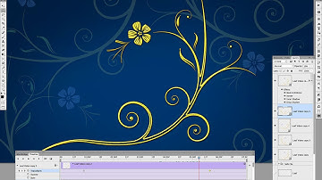 Floral design Animation in Photoshop