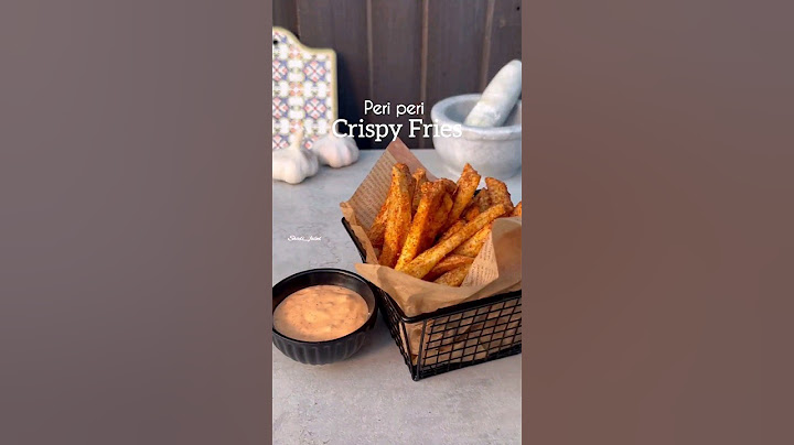 Peri Peri Crispy Fries !