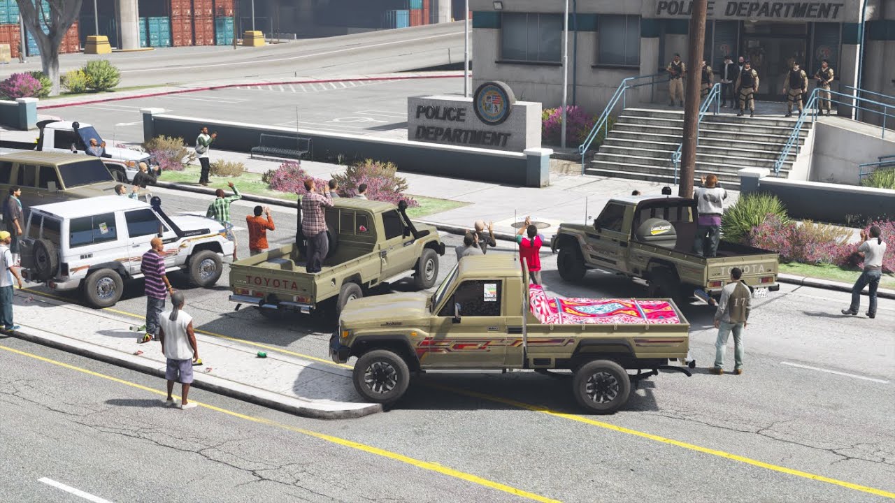 راعي الشاص انسجن ظلم وحكم عليه بالإعدام فجائته الفزعة من سائقي الشاصات | قراند 5