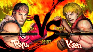 Ultra Street Fighter IV Remix - Ryu vs. Ken (CPU vs. CPU)