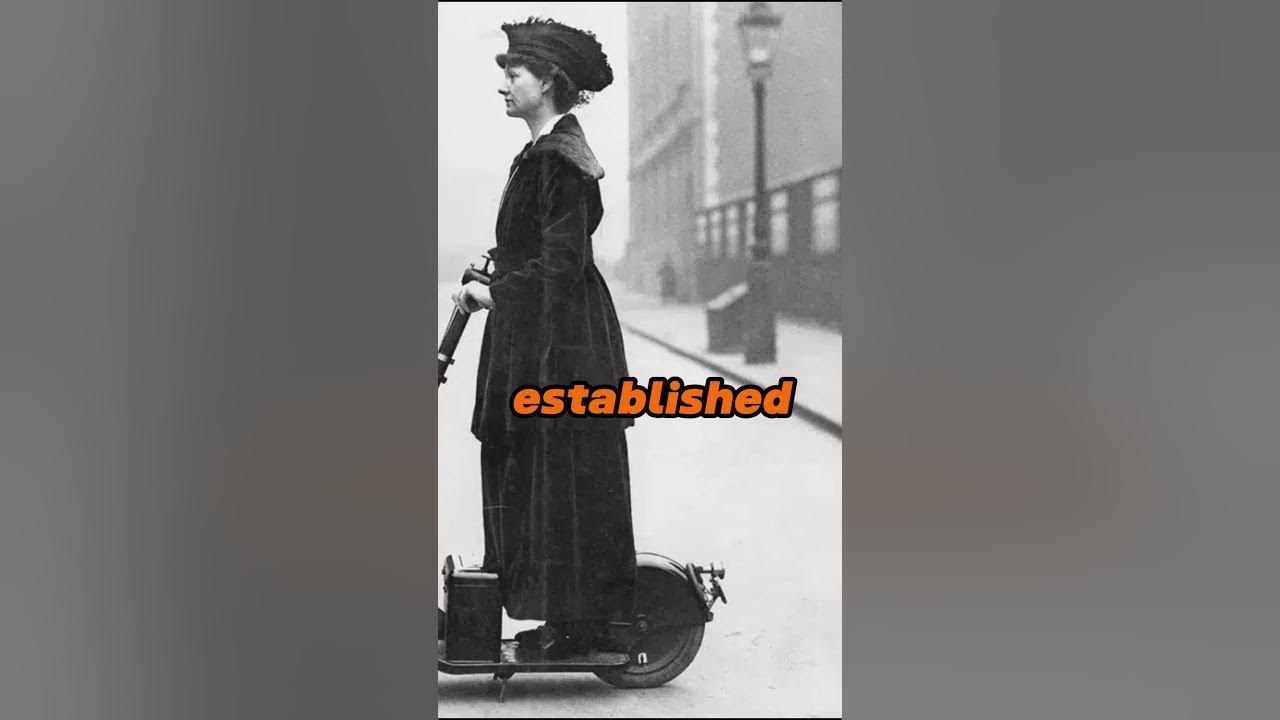 Do You Know About the First Electric Scooter in Human History? YouTube