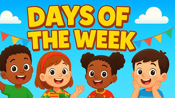 Days of the Week for Kids | Fun Afrobeats & Zouk Learning DanceSong| Kids songs + Nursery Rhymes