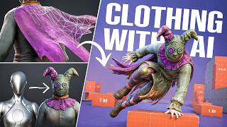 Dress ANY 3D Character with AI — Full Clothing Workflow screenshot 1