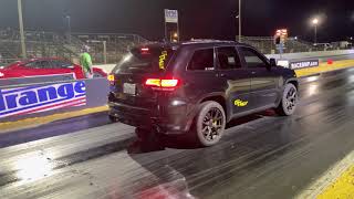 Tesla Plaid Vs Trackhawk 1/4 mile!!! Tesla Plaid 1 4 Mile