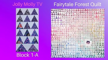 FairyTale Forest Quilt Tutorial #2 Block 1-A Paper Piecing Sew-A-Long