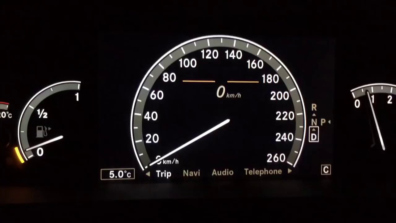 W221 S350CDI Stage 1 Zero To top speed