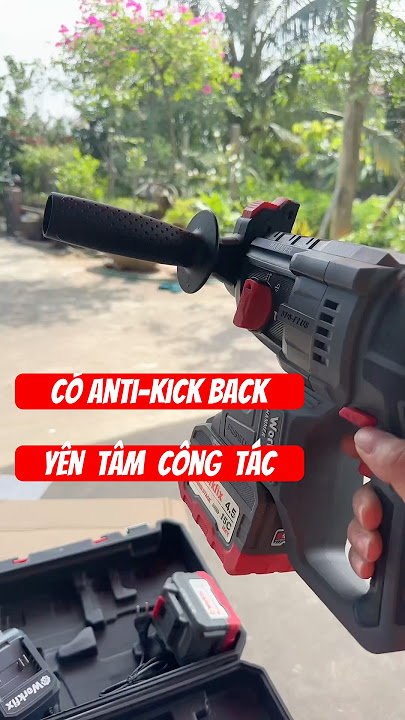 There is anti-kick back, don't worry #workfix #khoanbeton #cubomtv #tools #diy