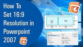 How To Set 16:9 Resolution in Powerpoint 2007