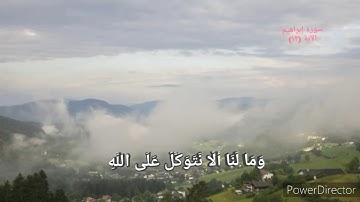 وَمَا لَنَا أَلَّا نَتَوَكَّلَ عَلَى اللَّهِ 💚  سورة إبراهيم - الآيه ( 12 )