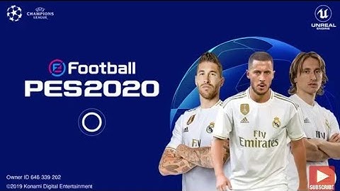 PES 2020 Mobile Patch UCL V4.1.1 Android 1GB New Kits Update Best Graphics