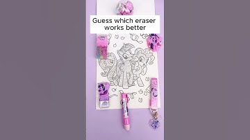 Which eraser works better? #iigen #shorts #stationery #viral