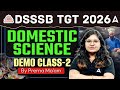 DSSSB TGT Domestic Science Classes 2026 | Demo Class 2 | By Prerna Verma