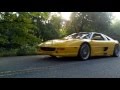 Ferrari f355 launch with capristo and test pipes