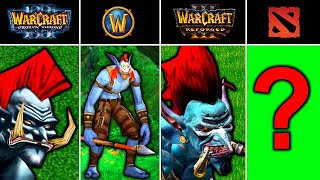 Как менялись герои Warcraft 3