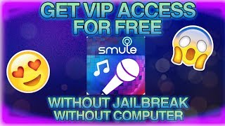 HOW TO GET VIP ACCESS ON SING KARAOKE BY SMULE FOR FREE ( WITHOUT JAILBREAK OR COMPUTER ) screenshot 1