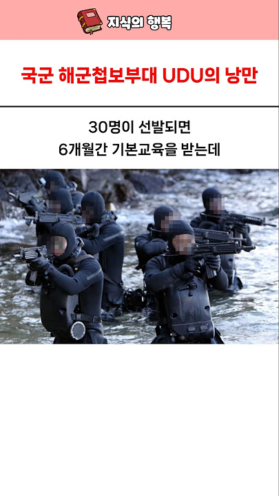 HID는 졸라 약하다는 해군첩보부대 UDU의 낭만