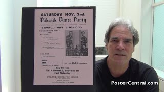 The Beach Boys 1962 “Pickwick Dance Party” Handbill