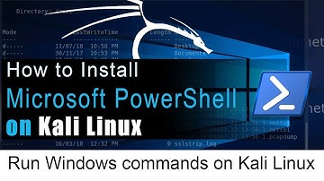 Install Microsoft Windows PowerShell on Kali Linux [Hindi]