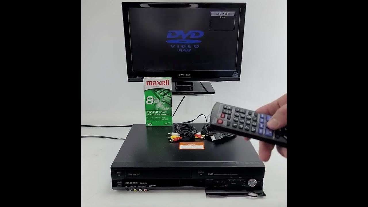Showcasing The Panasonic VCR DVD Recorder Combo Player DMREZ485V