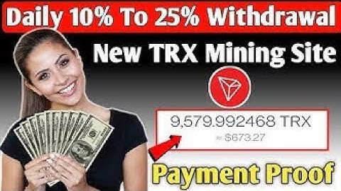 New Trx USDT Mining Website today || Usdt Mining Site || New TRX Mining Platform || Trx usdt today |