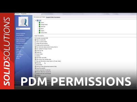 SOLIDWORKS PDM - Permissions