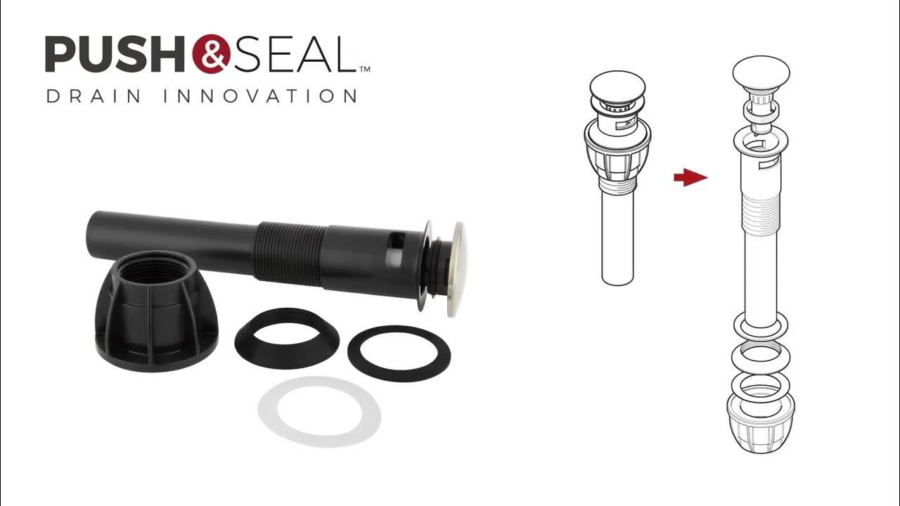 Push & Seal™ Drain Installation YouTube