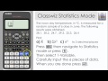 How to find Statistics on the Casio fx-991MS Calculator ...