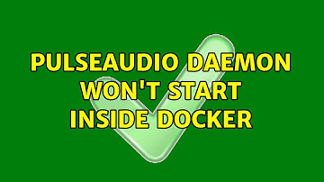 Pulseaudio daemon won