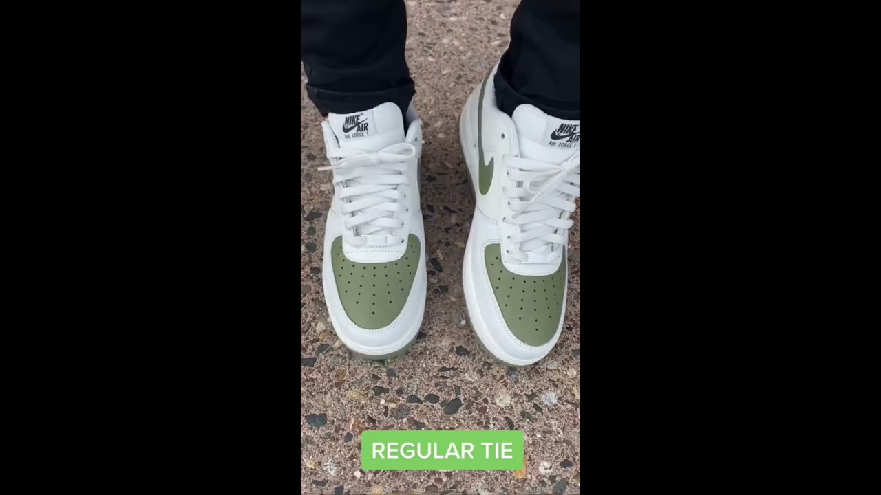 Best Ways To Lace Air Force 1 Lows Shorts