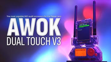 meet the AWOK Dual Touch v3, the most capable WIFI audit accessory for the flipper zero. -LAB401.com