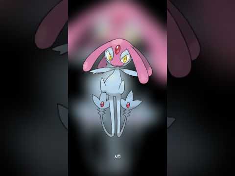 寶可夢圖鑑 #pokemon No.0481 艾姆利多エムリット Mesprit #0481 #寶可夢卡牌 #pokemongo #寶可夢 #shorts #神奇寶貝 #第四世代