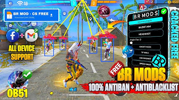 ⚡Free Fire OB51 AIM kill mod menu free☠️new rank season FF hack🔥BR MOD,HAXX-CKER PRO V11, HG CHEAT⚔️