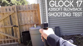 Umarex Airsoft Glock 17: Firing and Blowback Demonstration screenshot 5