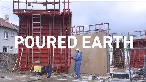 Building with raw earth - Poured earth