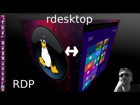 Linux ⟶ rdesktop ⟶ RDP ⟶ Windows