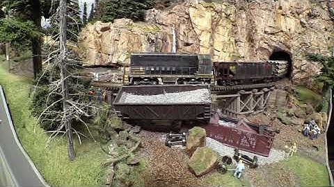 New tour from Trackside Model Railroading: Canyon Creek Timber Railway and Batline Railroad