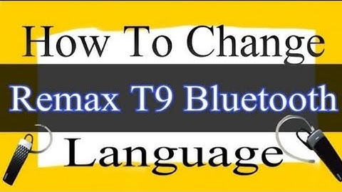 How To Change Language Remax T9 Bluetooth headphone | English Subtitie | New Video | Gunahgar Obaid