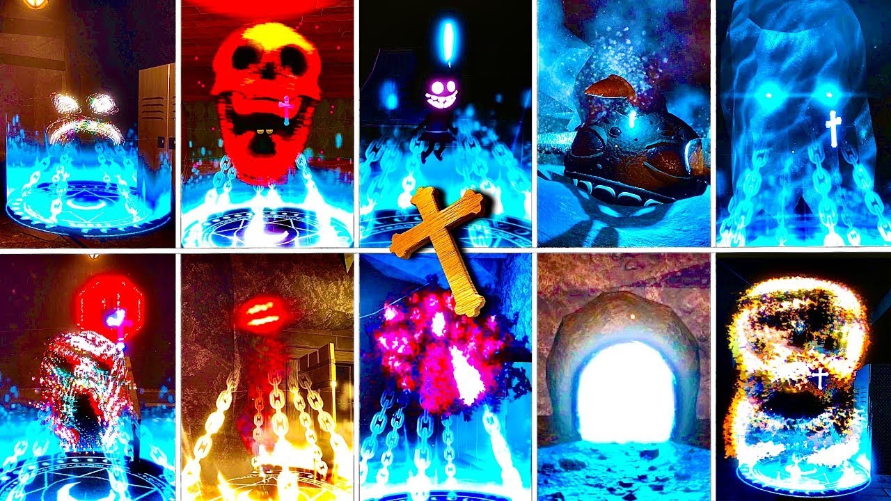DOORS CONTENT UPDATE: All NEW Crucifix USES on All New Secret ENTITIES ...
