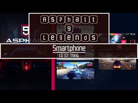 ASPHALT 9 LEGENDS rodando no Smartphone LG G7 ThinQ #linux #android #asphalt9