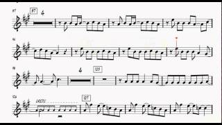 Jubel - Klingande (Saxophone Sheet Music + Play Along) chords