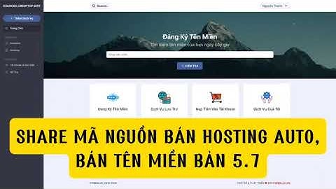 SHARE CODE WEB BÁN HOSTING, TÊN MIỀN BẢN SRC 5.7