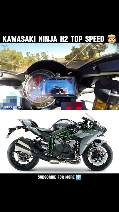 Kawasaki Ninja H2 Top Speed 🤯 | 0 to 390 Acceleration