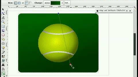 heathenX Inkscape Tutorials: episode 082 - Drawing a tennis ball