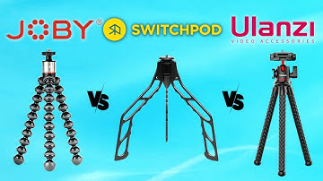 THE BEST Vlogging Tripod CONFIRMED! (Switchpod vs Joby Gorillapod vs Ulanzi MT-33 Tripod)