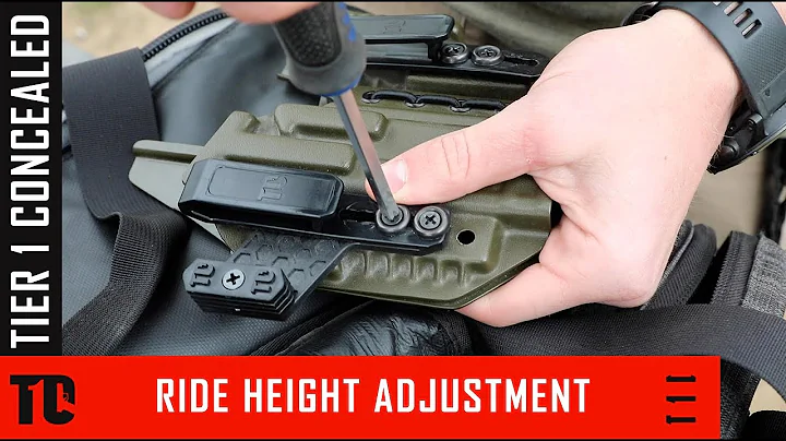 Adjusting Your Holster's Ride Height