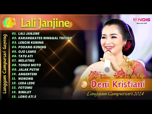 DENI KRISTIANI - LALI JANJINE | KOMPILASI VIDEO LANGGAM CAMPURSARI GAYENG TERBARU 2024 class=